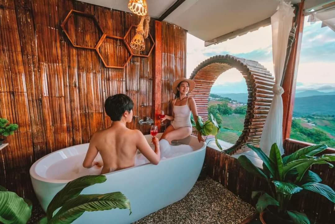ไร่ดอยช้าง ม่อนเเจ่ม Hotel Mon Jam Eksteriør billede